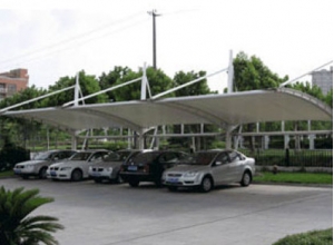 苏州无锡膜结构停车棚 安装设计