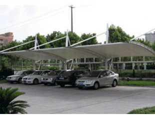 苏州无锡膜结构停车棚 安装设计